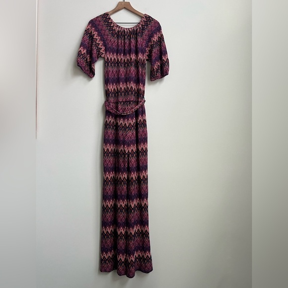 New Trina Turk Jet Set Jungle Exploration Chevron Stripe Drawstring Jumpsuit XS - Picture 12 of 16